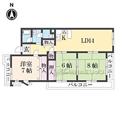 物件の間取り