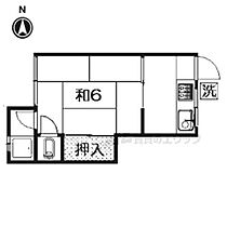 京都府京都市左京区一乗寺築田町（賃貸アパート1K・2階・21.47㎡） その2