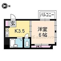 ルナハイツ 202 ｜ 京都府京都市中京区聚楽廻西町（賃貸マンション1K・2階・21.00㎡） その2