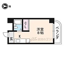 アトリエフォー 302 ｜ 京都府京都市左京区下鴨高木町（賃貸マンション1K・3階・22.68㎡） その2