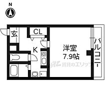 コーポ安田 202 ｜ 京都府京都市東山区福稲下高松町（賃貸マンション1K・2階・24.00㎡） その2