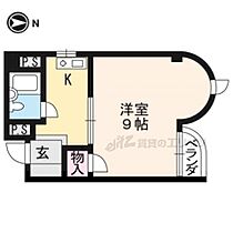 京都府京都市左京区下鴨本町（賃貸マンション1K・5階・22.87㎡） その2