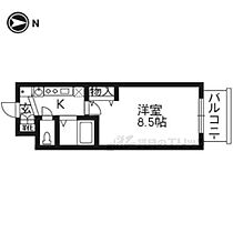 京都府京都市右京区西院巽町（賃貸マンション1K・8階・25.00㎡） その2