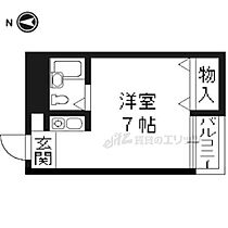 京都府京都市中京区西ノ京勧学院町（賃貸マンション1R・4階・17.00㎡） その2