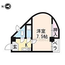 京都府京都市山科区北花山大林町（賃貸マンション1K・4階・18.00㎡） その2