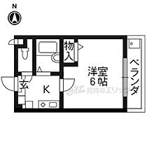 京都府京都市上京区大猪熊町（賃貸マンション1K・2階・19.95㎡） その2