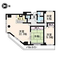 京都府京都市上京区中立売通堀川西入役人町（賃貸マンション3LDK・9階・111.17㎡） その1