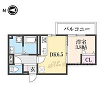 京都府京都市左京区田中西春菜町（賃貸アパート1DK・2階・27.73㎡） その2