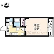 京都府京都市左京区北白川上別当町（賃貸マンション1K・2階・28.48㎡） その2