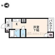 京都府京都市左京区下鴨西高木町（賃貸マンション1K・3階・19.93㎡） その1