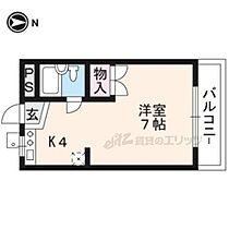 京都府京都市左京区田中大堰町（賃貸マンション1K・3階・20.00㎡） その1