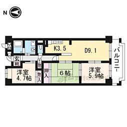 アネックス 3LDKの間取図画像