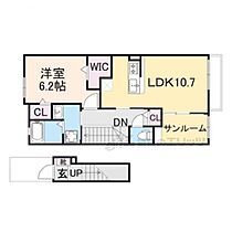 滋賀県湖南市岩根中央3丁目（賃貸アパート1LDK・2階・51.63㎡） その2