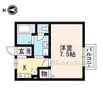 滋賀県大津市大萱2丁目（賃貸アパート1K・1階・25.12㎡） その2