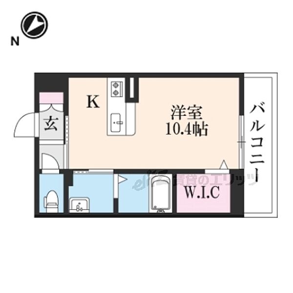 滋賀県彦根市西今町(賃貸マンション1R・3階・30.82㎡)の写真 その2