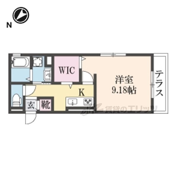 ＴＯＲＩＳＩＡ野洲 105｜滋賀県野洲市小篠原宇和田後(賃貸アパート1K・1階・33.59㎡)の写真 その2