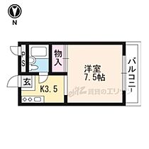 滋賀県大津市皇子ヶ丘1丁目（賃貸マンション1K・3階・22.68㎡） その2