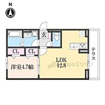 Ｄ-ＲＯＯＭ古沢 103 ｜ 滋賀県彦根市古沢町（賃貸アパート1LDK・1階・41.68㎡） その2