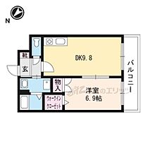 テネレッツア 303 ｜ 滋賀県守山市勝部3丁目（賃貸マンション1LDK・3階・40.50㎡） その2