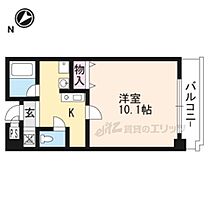 滋賀県草津市大路2丁目（賃貸マンション1K・3階・30.60㎡） その2