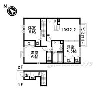 フローリッシュ瀬田Ａ棟 201 ｜ 滋賀県大津市大萱5丁目（賃貸アパート3LDK・2階・69.48㎡） その2