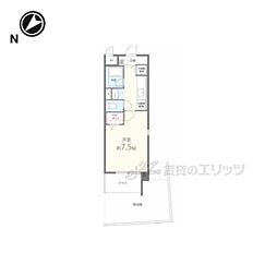 ヴィレイア101 1階1Kの間取り
