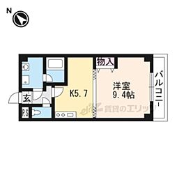 メゾンマツオ 3階1DKの間取り
