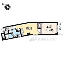 Ambellir 1DKの間取図画像