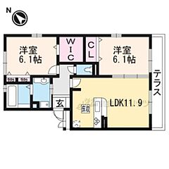 物件の間取り