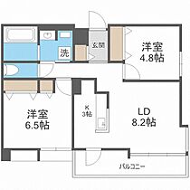 ＴＨＥ　ＭＯＤＥＲＮ　ＭＩＹＡＮＯＭＯＲＩ  ｜ 北海道札幌市中央区宮の森二条16丁目（賃貸マンション2LDK・2階・55.55㎡） その2