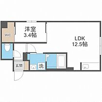 8　3Ｗ2ｃ　ＨＡＣＨＩ　ＳＡＮＷＥＳＴＮＹ  ｜ 北海道札幌市西区八軒三条西2丁目（賃貸マンション1LDK・4階・39.03㎡） その2