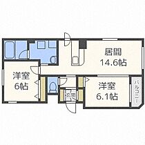 ＬＡＭＥ　ＣＡＮＡ手稲駅前  ｜ 北海道札幌市手稲区手稲本町一条3丁目（賃貸マンション2LDK・1階・57.54㎡） その2