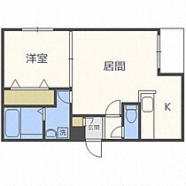 クレストパークヒルズ  ｜ 北海道札幌市白石区平和通1丁目北（賃貸マンション1LDK・4階・38.75㎡） その2