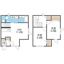 モンターニャＩＩ  ｜ 北海道札幌市西区八軒十条西2丁目（賃貸アパート2LDK・1階・52.14㎡） その2