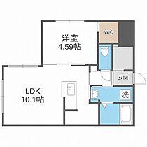 Ｙ’ｓ　ＴＳＵＫＩＳＡＭＵ  ｜ 北海道札幌市豊平区月寒西三条8丁目（賃貸マンション1LDK・4階・34.88㎡） その2