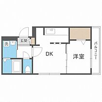 ＭｉｌｌｉｏｎｅｌＩＩＩ  ｜ 北海道札幌市西区二十四軒四条6丁目（賃貸マンション1LDK・3階・28.34㎡） その2