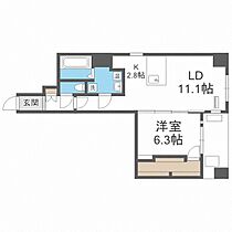 ＭＯＤＥＮＡ医大前  ｜ 北海道札幌市中央区南一条西15丁目（賃貸マンション1LDK・4階・46.98㎡） その2