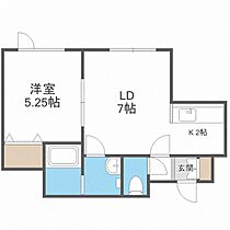 カトレア新川  ｜ 北海道札幌市北区新川西三条5丁目（賃貸アパート1LDK・3階・31.78㎡） その2