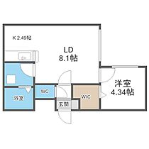 ＳＴＲＡＨＬ  ｜ 北海道札幌市豊平区月寒西一条7丁目（賃貸マンション1LDK・4階・33.57㎡） その2