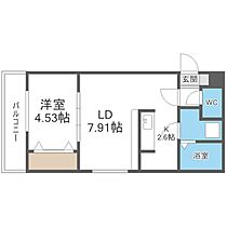 ＳＴＲＡＨＬ  ｜ 北海道札幌市豊平区月寒西一条7丁目（賃貸マンション1LDK・4階・33.62㎡） その2