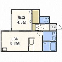 ＳＭＡＮＩＡ  ｜ 北海道札幌市東区北二十三条東16丁目（賃貸マンション1LDK・1階・30.45㎡） その2