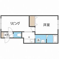 クライスＮ25  ｜ 北海道札幌市北区北二十五条西8丁目（賃貸アパート1LDK・2階・33.80㎡） その2