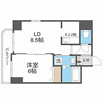 ティアラＮ6  ｜ 北海道札幌市中央区北六条西13丁目（賃貸マンション1LDK・7階・39.20㎡） その2