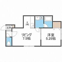 オカップＮ  ｜ 北海道札幌市東区北十一条東6丁目（賃貸アパート1LDK・3階・31.90㎡） その2