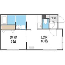 アーバンスクエア発寒  ｜ 北海道札幌市西区発寒五条2丁目（賃貸マンション1LDK・2階・33.29㎡） その2