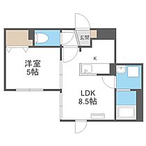 アーバンスクエア発寒  ｜ 北海道札幌市西区発寒五条2丁目（賃貸マンション1LDK・4階・32.38㎡） その2