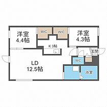 Ｌｉｖｅａｓｅ　ｋｉｔａｍａｒｕｙａｍａ  ｜ 北海道札幌市中央区北五条西22丁目（賃貸マンション2LDK・2階・54.31㎡） その2