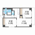 SUNRISE旭山公園通2階6.8万円