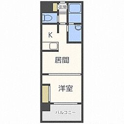 サザンクロス313 1LDKの間取図画像