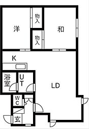 JR学園都市線 新琴似駅 徒歩12分 2階/-